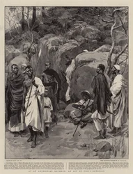 An einem abessinischen Lourdes, ein Akt frommer Hingabe